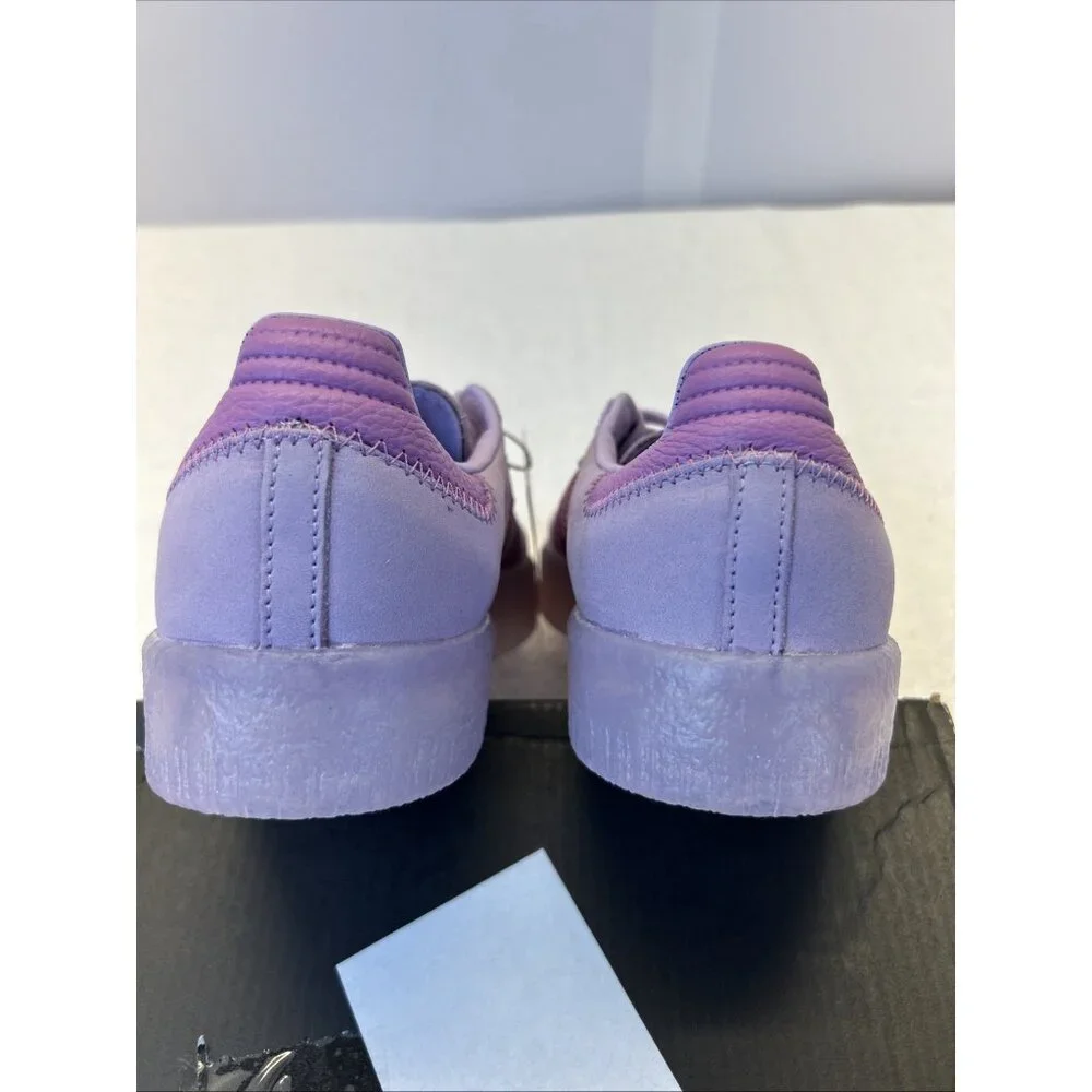 Adidas Samba Purple/Purple Gum Sole Sneaker JS3956 Women SZ 9 New in Box - Picture 6 of 10